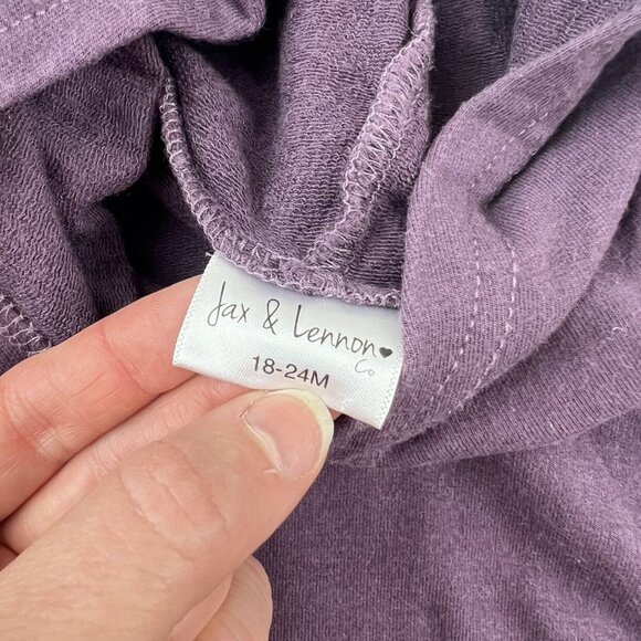 Jax + Lennon Plumb Hooded Pullover - Picture 9 of 9